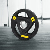 Everfit Weight Plates Olympic 5kg Dumbbells Barbells Plate Weight Lifting Home - Close-Up Angle