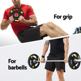 Everfit Weight Plates Olympic 5kgx2 Dumbbells Barbells Plate Weight Lifting Home - Rear View