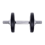 Everfit 10kg Dumbbell Set Weight Plates Dumbbells Lifting Bench - Side View