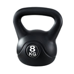 Everfit 8kg Kettlebell Set Weight Lifting Bench Dumbbells Kettle Bell Gym Home