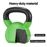 Everfit 8kg Kettlebell Set Weightlifting Bench Dumbbells Kettle Bell Gym Home - Side View