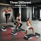 Everfit 3 Level Aerobic Step Adjustable Stepper for Home Workouts - Top-Down View