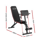 Everfit Weight Bench Adjustable Preacher Curl Bench Press Dumbbell Stool 260kg - Front View