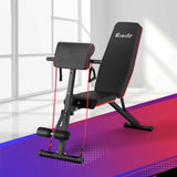 Everfit Weight Bench Adjustable Preacher Curl Bench Press Dumbbell Stool 260kg - Close-Up Angle