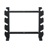 Everfit Dumbbells Rack Dumbbell Kettlebell Stand Home Gym Storage 200kg Capacity - Side View