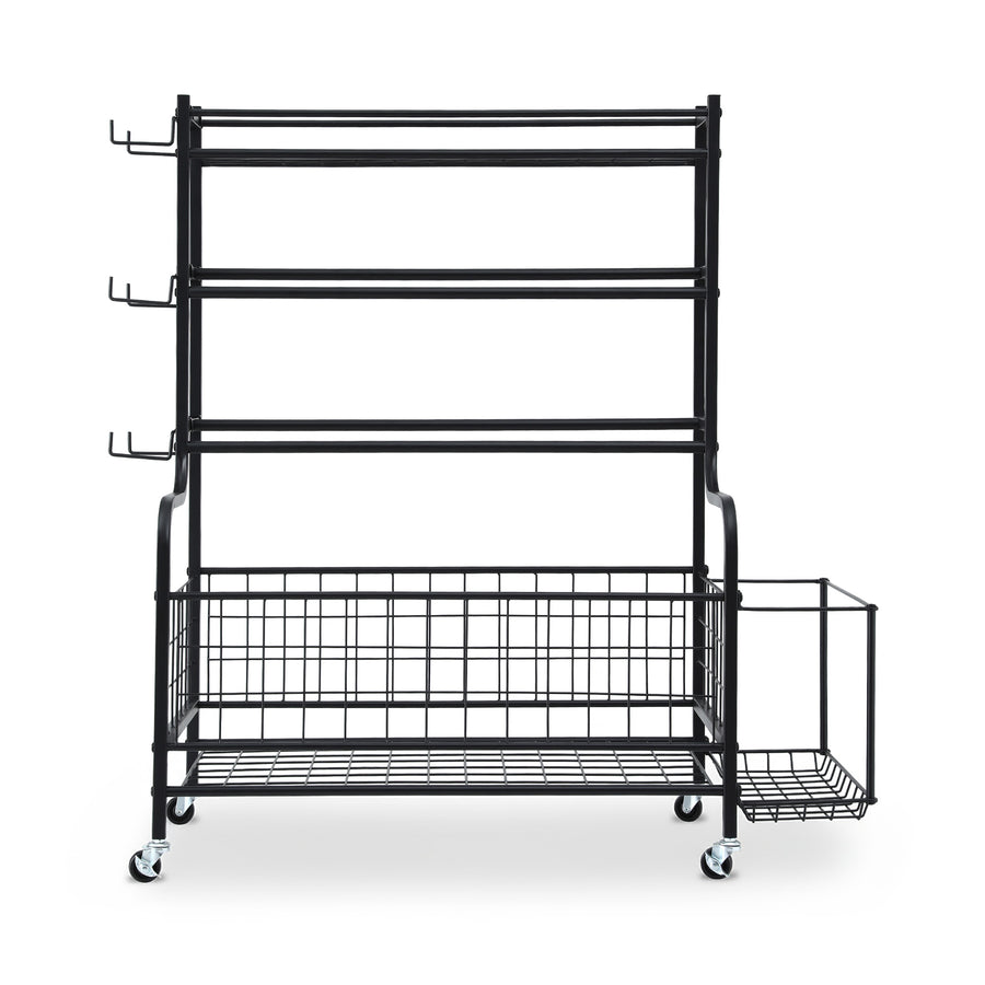 Everfit Dumbbell Rack Weight Rack for Dumbbells Home Gym Storage Black