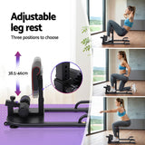 Everfit Deep Sissy Squat Weight Bench Adjustable Leg Extension Strength Training - 45-Degree Angle