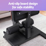 Everfit Deep Sissy Squat Weight Bench Adjustable Leg Extension Strength Training - Rear View