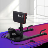 Everfit Deep Sissy Squat Weight Bench Adjustable Leg Extension Strength Training - Close-Up Angle