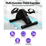 Everfit Pedal Exerciser Mini Exercise Bike Cross Trainer Under Desk Bike - Top-Down View