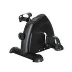 Everfit black mini pedal exerciser under desk bike with LED display