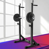 Everfit Weight Bench Adjustable Squat Rack Home Gym Equipment 300kg - Low Angle