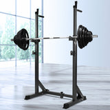 Everfit Weight Bench Adjustable Squat Rack Home Gym Equipment 300kg - Close-Up Angle