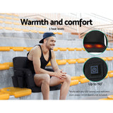 Artiss Lounge Sofa Bed With Armrest Heated Floor Recliner Futon Couch Folding Chair Cushion - Top-Down View