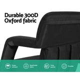 Artiss Lounge Sofa Bed With Armrest Heated Floor Recliner Futon Couch Folding Chair Cushion - 45-Degree Angle