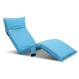 Artiss Floor Lounge Sofa Camping Chair Blue - Low Angle