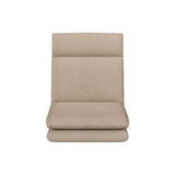 Artiss Floor Chair Sofa 1 Seater Linen Beige - Side View