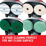 5 in 1 Floor Polisher Twinhead Timber Cleaning Tile Wax Buffer Cleaner