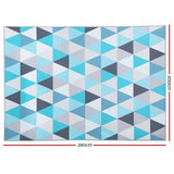 Artiss Rug 200x290cm Area Rug Large Carpet Soft Short Pile Modern Tria - Front View