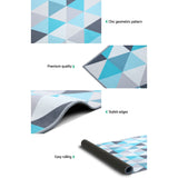 Artiss Rug 200x290cm Area Rug Large Carpet Soft Short Pile Modern Tria - Top-Down View