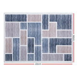 Artiss Rug 160x230cm Area Rug Large Carpet Soft Short Pile Modern Oblo - Front View