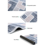 Artiss Rug 160x230cm Area Rug Large Carpet Soft Short Pile Modern Oblo - Top-Down View