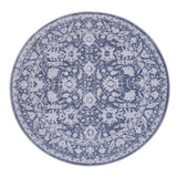 Artiss 120 cm Roung Rugs for Living Room Pad-Free Dense Dot Backing Stops Slipping & Robot Vacuum Friendly, Vintage Carpet for Reading Nook Dining Area, 100% Polyester Washable