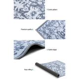 Artiss Rug 160x230cm Area Rug Large Carpet Soft Short Pile Modern Fafi - Top-Down View