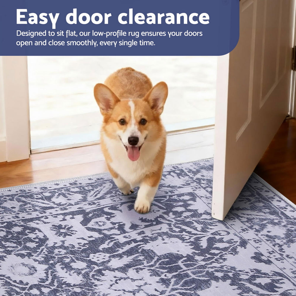 Artiss Floor Rug 240X340cm Soft Velvet Washable Modern Area Rug Floor Carpet Mat