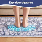 Artiss 60 x 180 cm Runner Rugs for Hallway Bedroom Pad-Free Dense Dot Backing Stops Slipping & Robot Vacuum Friendly, Vintage Carpet for Reading Nook Dining Area, 100% Polyester Washable - Close-Up Angle