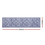 Artiss Hallway Runner Rug 80X300cm Soft Velvet Washable Modern Kitchen Mat