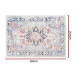 Artiss Floor Rug 200X290cm Large Washable Carpet - Side View