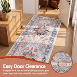 Artiss 60 x 300 cm Runner Rugs For Living Room No Heavy Rubber Crease-Free Foldable Design For Kitchen Entryway And Bedroom 100% Polyester Water-repellent Resistant Non-Shedding - Rear View