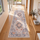 Artiss 80 x 180 cm Runner Rugs For Living Room No Heavy Rubber Crease-Free Foldable Design For Kitchen Entryway And Bedroom 100% Polyester Water-repellent Resistant Non-Shedding - Low Angle