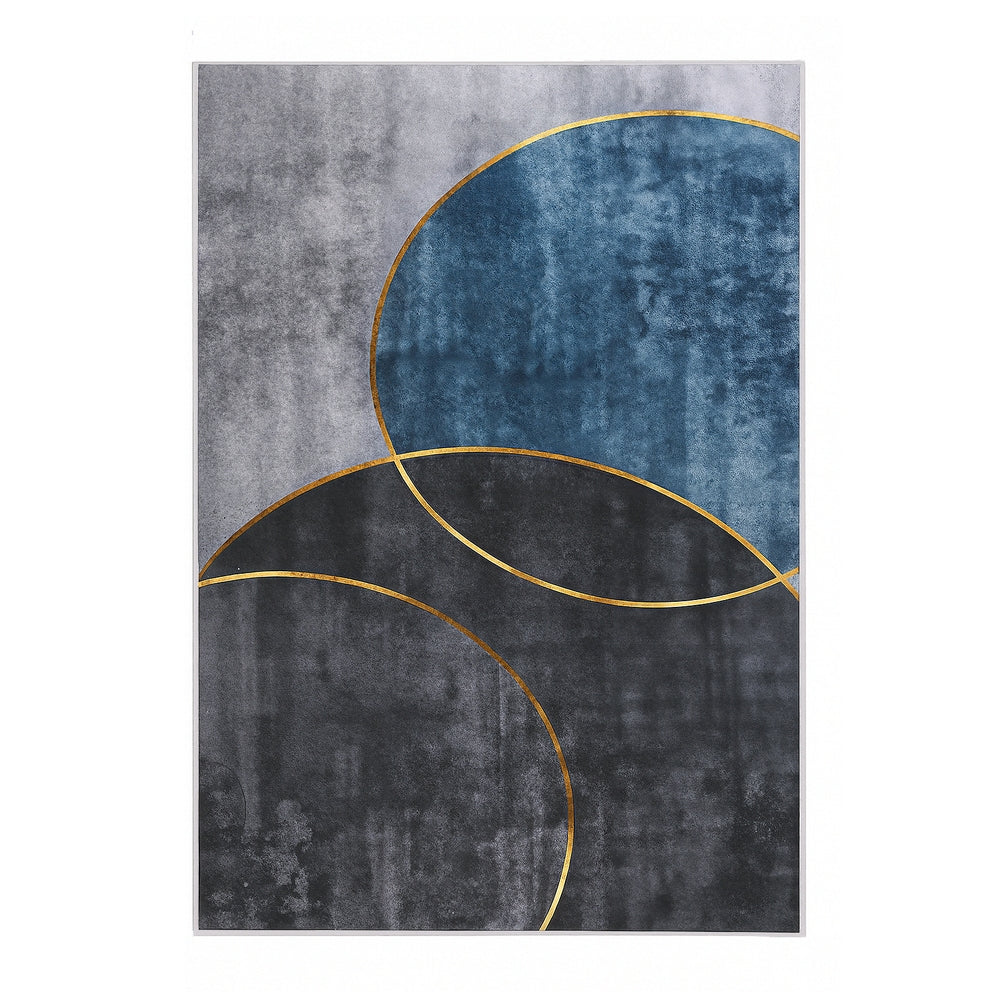 Artiss Washable Floor Rug 200X290cm Large Geometric Area Rug Modern Floor Carpet