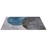 Artiss Washable Floor Rug 200X290cm Large Geometric Area Rug Modern Floor Carpet - Side View