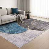 Artiss Washable Floor Rug 200X290cm Large Geometric Area Rug Modern Floor Carpet - Close-Up Angle
