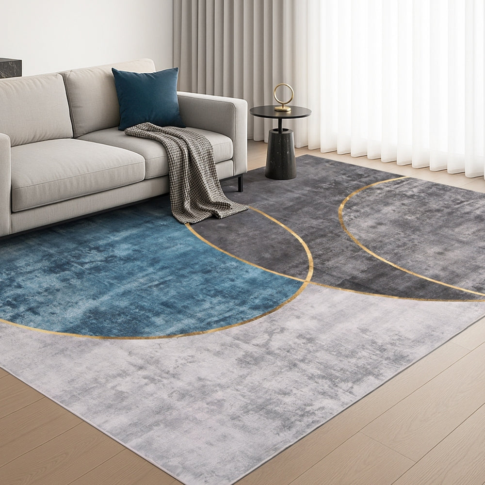 Artiss Washable Floor Rug 240X340cm Large Geometric Area Rug Modern Floor Carpet