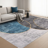 Artiss Washable Floor Rug 240X340cm Large Geometric Area Rug Modern Floor Carpet - Close-Up Angle