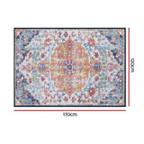 Artiss Floor Rug 120X170cm Large Washable Geometric Area Rug Modern Carpet Mat - Front View