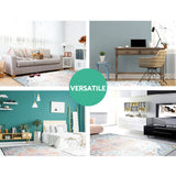 Artiss Rug 160x230cm Area Rug Large Carpet Soft Short Pile Modern Yasmin - Rear View