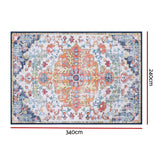 Artiss Floor Rug 240X340cm Large Washable Geometric Area Rug Modern Carpet Mat - Front View