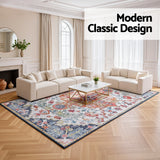Artiss Floor Rug 240X340cm Large Washable Geometric Area Rug Modern Carpet Mat - Top-Down View
