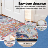 Artiss Floor Rug 240X340cm Large Washable Geometric Area Rug Modern Carpet Mat - 45-Degree Angle