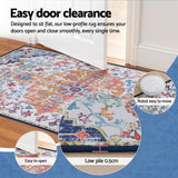 Artiss Floor Rug 50X80 Doormat Carpet Short Pile Non-Slip Entryway Mat Bohemian - Top-Down View