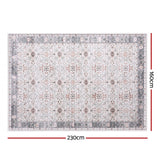 Artiss Washable Floor Rug 160X230cm Large Area Rug Modern Living Room Carpet - Front View