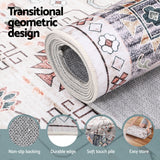 Artiss Washable Floor Rug 160X230cm Large Area Rug Modern Living Room Carpet - Top-Down View