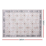 Artiss Washable Floor Rug 240X340cm Large Area Rug Modern Living Room Carpet - Front View