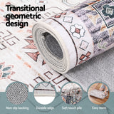Artiss Washable Floor Rug 240X340cm Large Area Rug Modern Living Room Carpet - Top-Down View