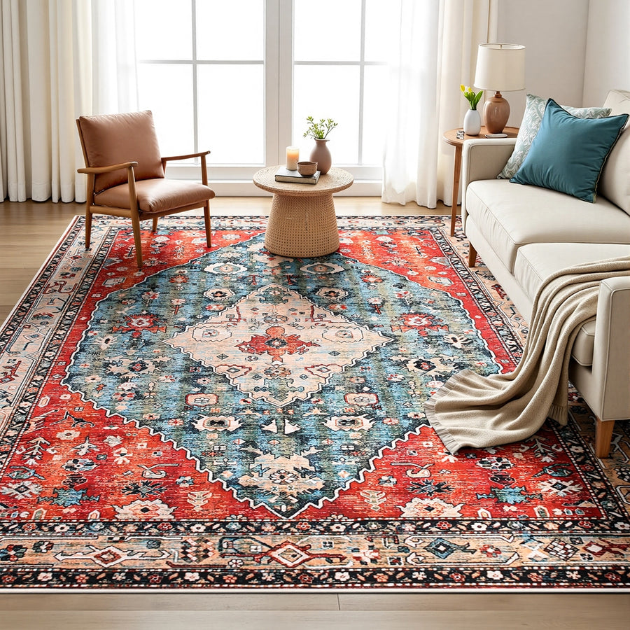 Artiss Floor Rug 240X340cm Large Washable Area Rug Modern Living Room Carpet Mat